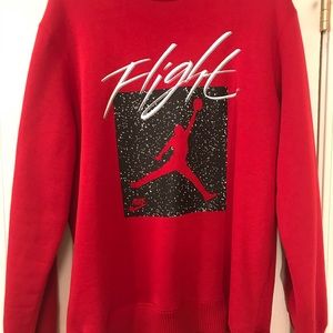 Red Jordan sweater